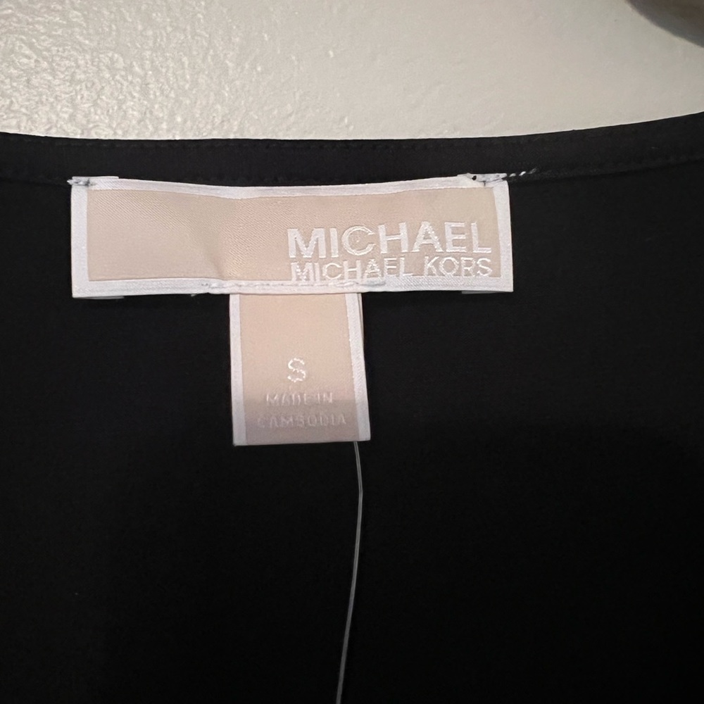 NEW WITH TAG | Women’s Black Michael Kors Sequin Top (Size Small) - Picture 5 of 6